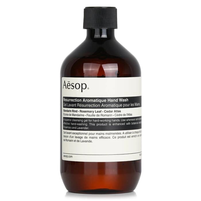 Aesop 伊索 Aesop 伊索 賦活芳香手部清潔露連扭蓋 500ml/16.9oz - 產品正面包裝 | cosGlint