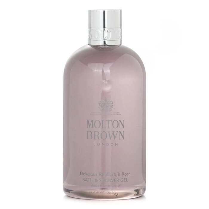 Molton Brown 摩頓布朗 Molton Brown 摩頓布朗 香甜大黃&玫瑰沐浴露 300ml/10oz - 產品正面包裝 | cosGlint
