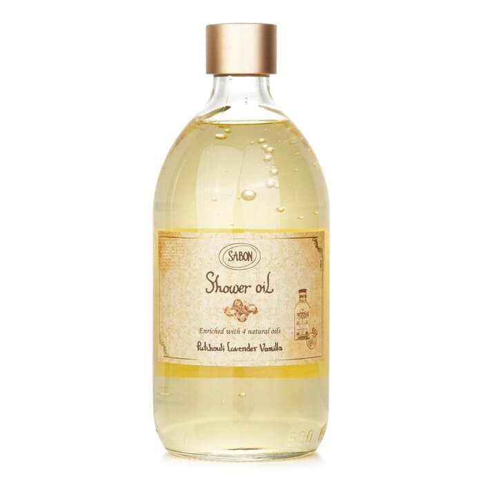 SABON Sabon 沐浴油-SABON經典PLV(廣藿香/薰衣草/香草) 500ml/17.59oz - 產品正面包裝 | cosGlint