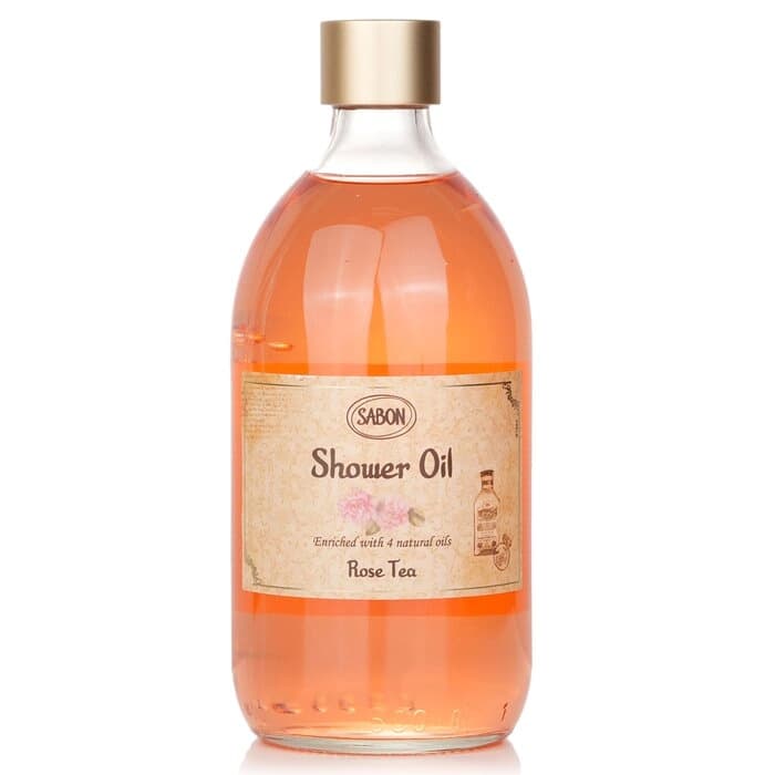 SABON Sabon 沐浴油-玫瑰茶語 500ml/17.59oz - 產品正面包裝 | cosGlint