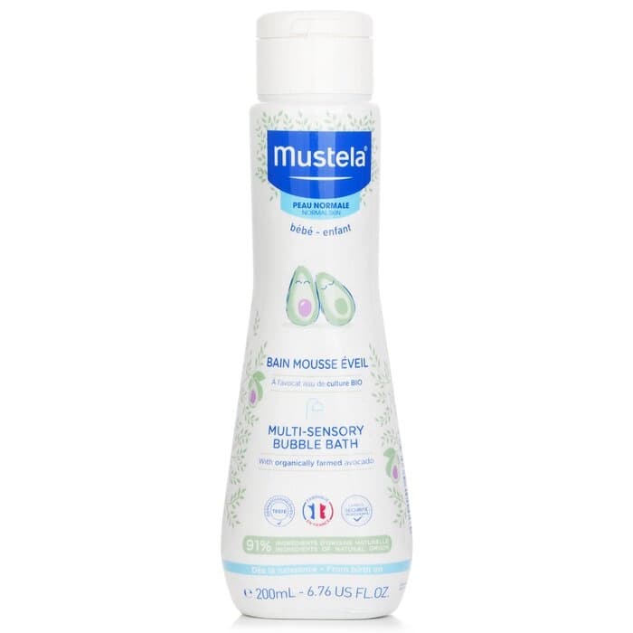 Mustela 慕之恬廊 Mustela 慕之恬廊 碧波泡泡露 Multi Sensory Bubble Bath 200ml/6.76oz - 產品正面包裝 | cosGlint