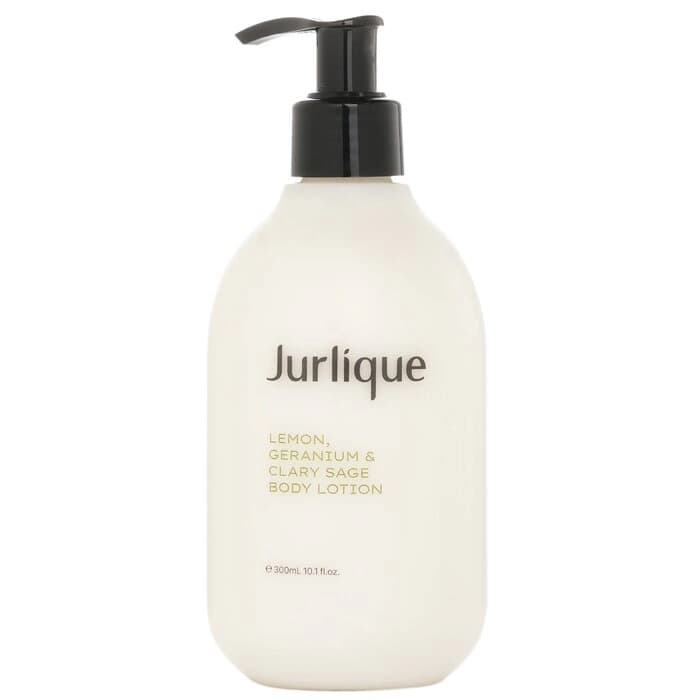 Jurlique 茱莉蔻 Jurlique 茱莉蔻 香檸天竺葵與快樂鼠尾草身體乳 Lemon, Geranium & Clary Sage Restoring Body Lotion 300ml/10.1oz - 產品正面包裝 | cosGlint