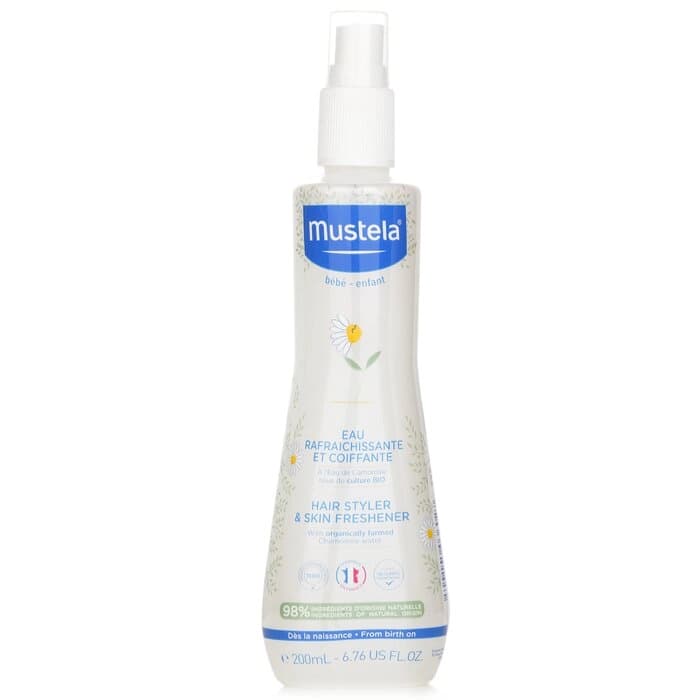 Mustela 慕之恬廊 Mustela 慕之恬廊 頭髮造型器和皮膚清新劑 - 含有有機種植的洋甘菊水 200ml/6.76oz - 產品正面包裝 | cosGlint
