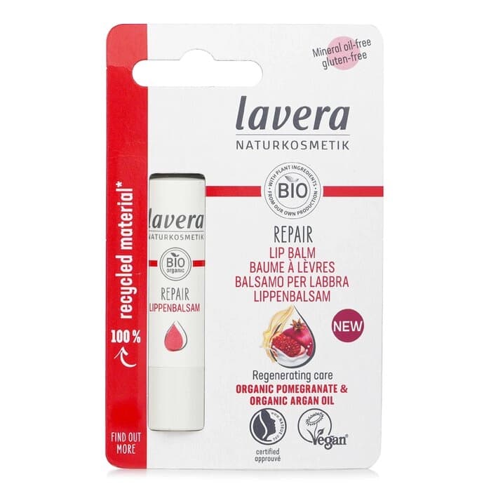 Lavera 萊唯德 Lavera 萊唯德 修護潤唇膏 4.5g/0.1oz - 產品正面包裝 | cosGlint