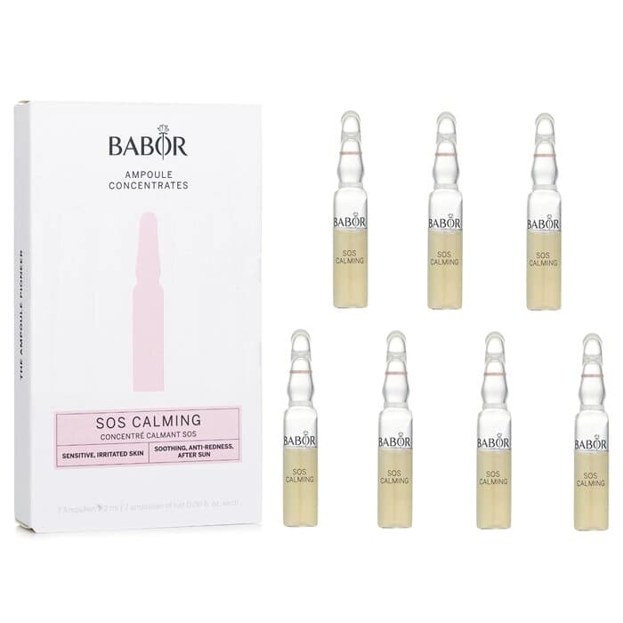 Babor 芭柏爾 Babor 芭柏爾 安瓶濃縮露 - SOS 鎮靜 (敏感肌膚、受刺激肌膚適用) 7x2ml/0.06oz - 產品正面包裝 | cosGlint