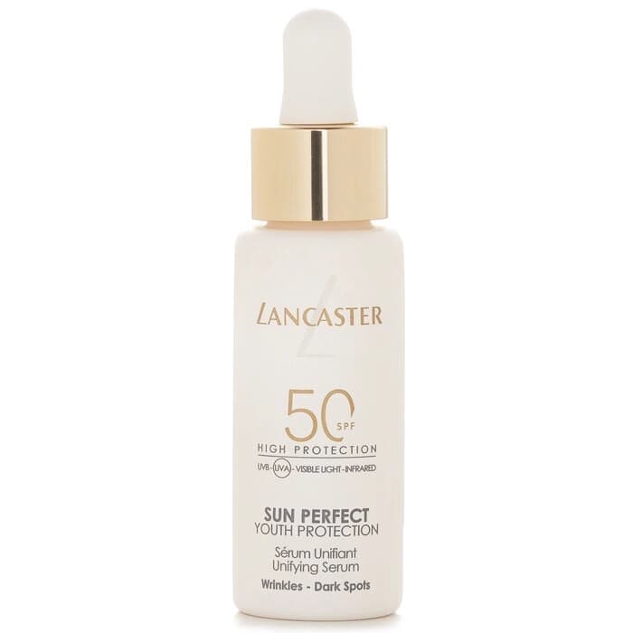 Lancaster 蘭嘉絲汀 Lancaster 蘭嘉絲汀 Sun Perfect Youth Protection Unifying 防曬精華 SPF 50 30ml - 產品正面包裝 | cosGlint