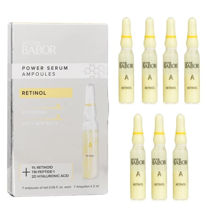 Babor 芭柏爾 Babor 芭柏爾 視黃醇 (A) 活力精華安瓶 7x2ml - 產品正面包裝 | cosGlint