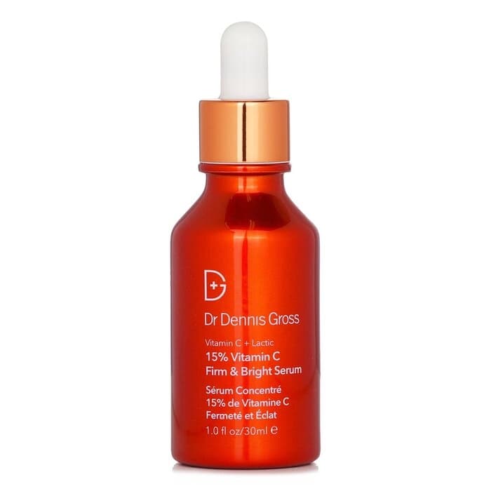 Dr Dennis Gross 葛羅士博士 Dr Dennis Gross 葛羅士博士 維C 乳酸 15% 緊緻亮白精華 30ml/1oz - 產品正面包裝 | cosGlint