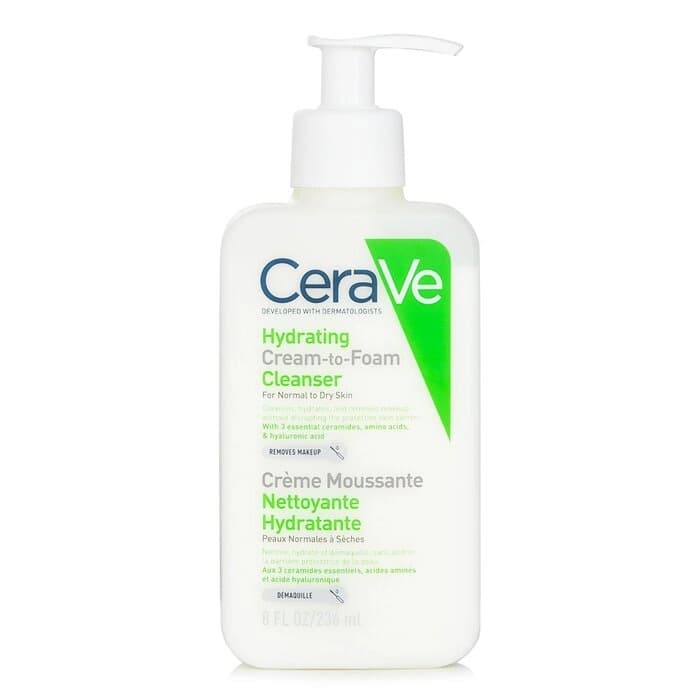 CeraVe CeraVe 低致敏保濕泡沫潔面乳 236ml/8oz - 產品正面包裝 | cosGlint