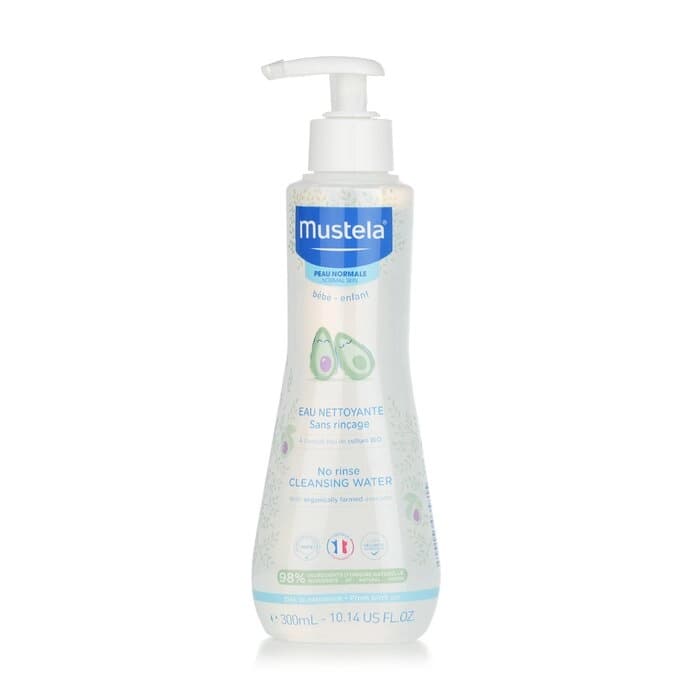 Mustela 慕之恬廊 Mustela 慕之恬廊 慕之幼免用水潔淨液 （臉部、身體及臀部）- 一般膚質 300ml/10.14oz - 產品正面包裝 | cosGlint
