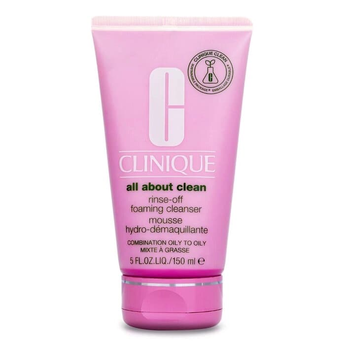 Clinique 倩碧 Clinique 倩碧 專屬清潔沖洗泡沫潔面乳 - 適用於油性至油性皮膚 150ml/5oz - 產品正面包裝 | cosGlint