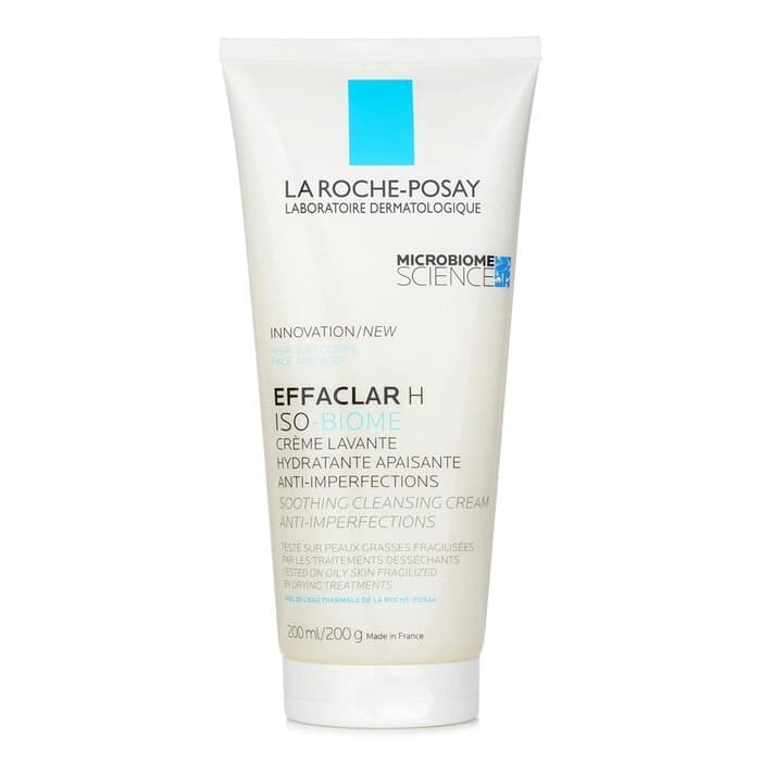 La Roche Posay La Roche Posay Effaclar H Iso Biome 舒緩保濕潔面霜 200ml - 產品正面包裝 | cosGlint