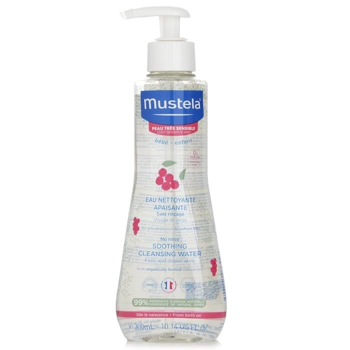 Mustela 慕之恬廊 舒緩潔膚水(臉部及尿布周圍)- 極敏感肌膚適用No Rinse Soothing Cleansing Water 300ml/10.14oz