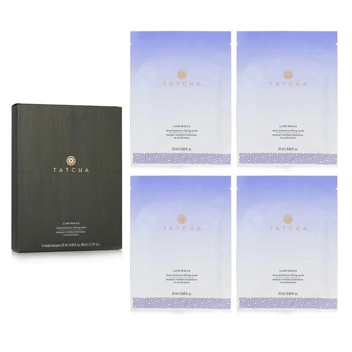 Tatcha Tatcha 亮澤深層補水提拉面膜 4x20ml/0.68oz - 產品正面包裝 | cosGlint