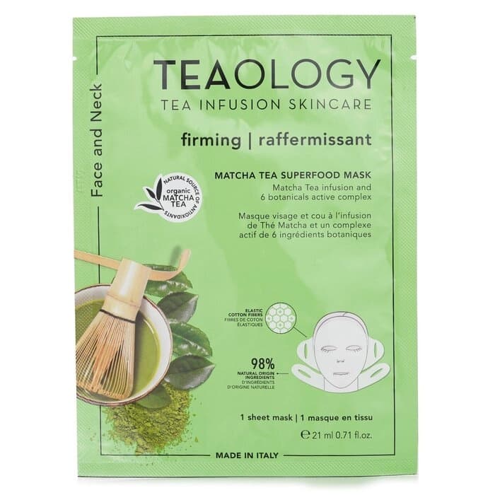 Teaology 抹茶超級食品面及頸膜 21ml/0.17oz