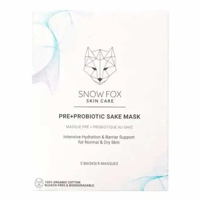 Snow Fox Pre and Probiotic Sake Mask 5 pcs