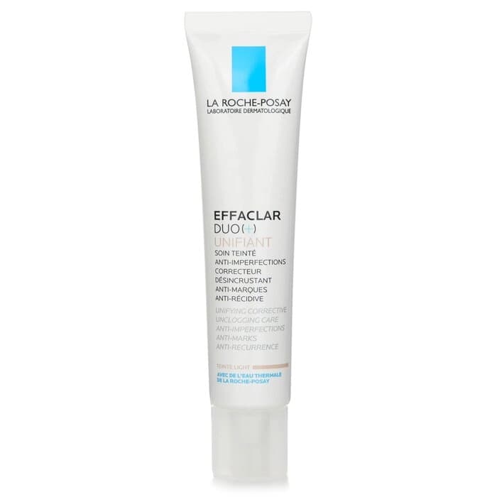 La Roche Posay La Roche Posay 痘痘修復乳Effaclar Duo (+) Unifiant Unifying Corrective Unclogging Care Anti-Imperfections Anti-Marks - Light 40ml/1.35oz - 產品正面包裝 | cosGlint