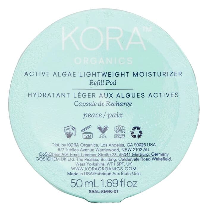 Kora Organics 活性海藻輕盈乳霜補充裝 50ml/1.69oz