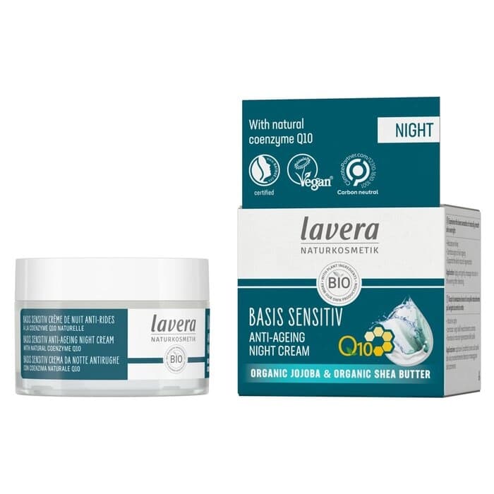 Lavera 萊唯德 有機抗敏抗衰老Q10晚霜 50ml/1.6oz