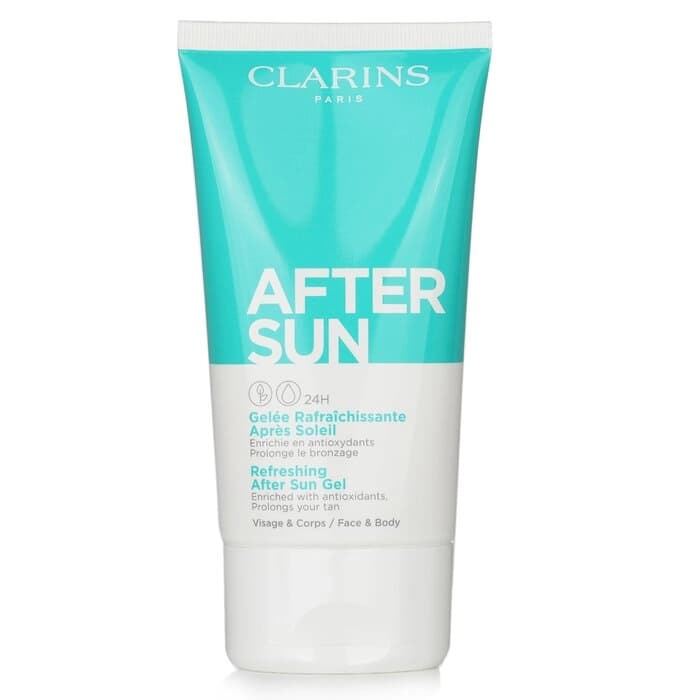 Clarins 克蘭詩 (嬌韻詩) Clarins 克蘭詩 (嬌韻詩) 曬後舒緩啫喱 - 面部和身體 150ml/5.1oz - 產品正面包裝 | cosGlint