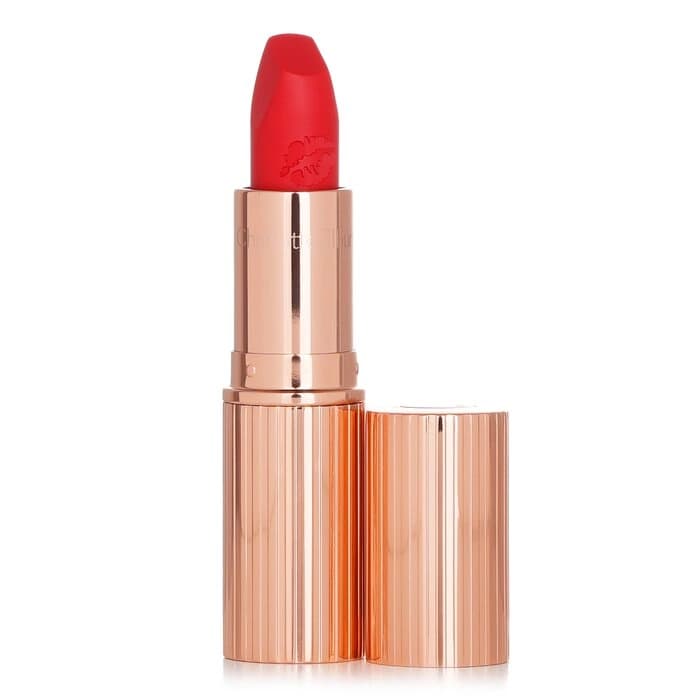 Charlotte Tilbury 夏洛特·蒂伯里 Charlotte Tilbury 夏洛特·蒂伯里 Hot Lips 唇膏 - # 暖橙紅色 3.5g/0.12oz - 產品正面包裝 | cosGlint