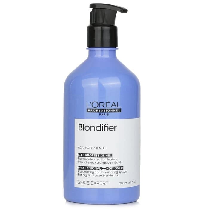 L'Oreal 萊雅 專業護髮專家 - Blondifier 巴西莓多酚重塑及亮澤護髮素 (金及淺色頭髮適用) 500ml/16.9oz
