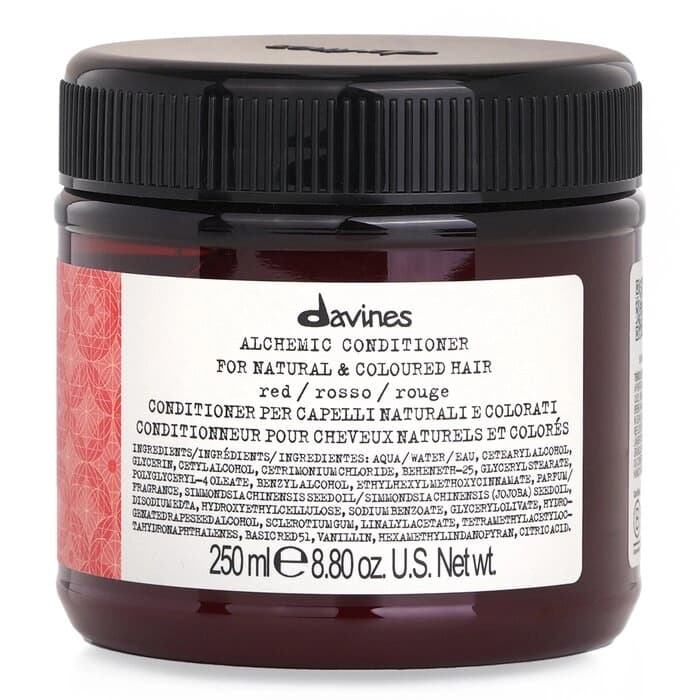 Davines 特芬莉(達芬尼斯) Davines 特芬莉(達芬尼斯) 煉金護色護髮素 - # Red (天然 & 染色髮質) 250ml/8.84oz - 產品正面包裝 | cosGlint