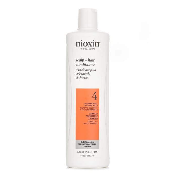 Nioxin 儷康絲 密度系統4 頭皮護理護髮素 (染後髮質, 逐漸稀疏, 染髮可用)500ml/16.9oz