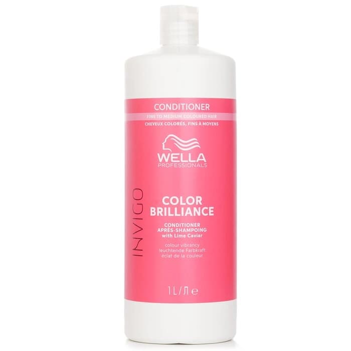 Wella 威娜 Invigo Color Brilliance 鎖色護髮素(手指檸檬成分，適合幼細至中等髮質) 1000ml