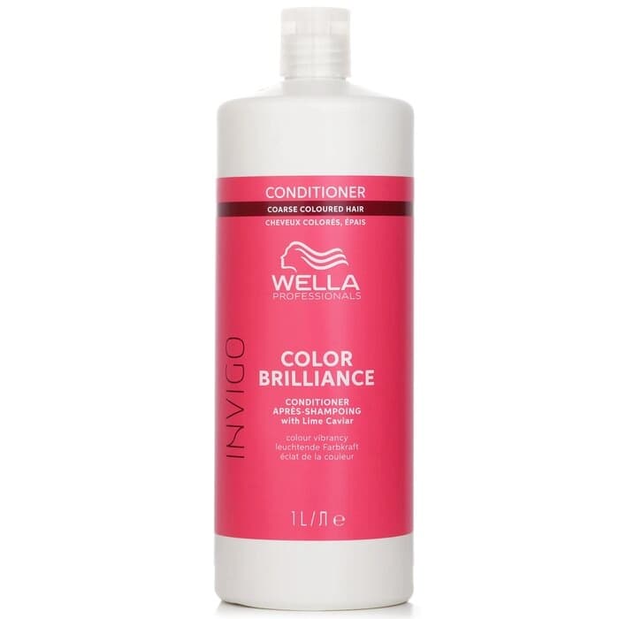 Wella 威娜 Invigo Color Brilliance 鎖色護髮素(手指檸檬成分，適合粗澴髮質) 1000ml