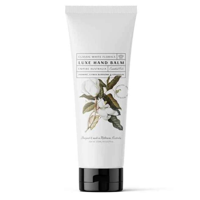 Empire Australia Classic White Florals Jasmine, Citrus & Geranium Hand Balm 125ml