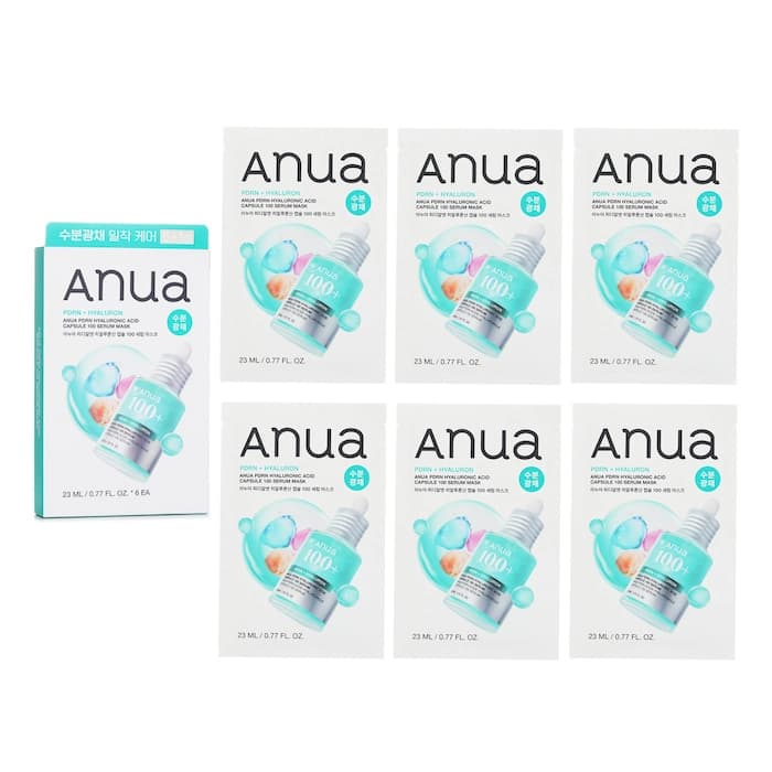 Anua PDRN Hyaluronic Acid Capsule 100 Serum Mask 6 x 23ml
