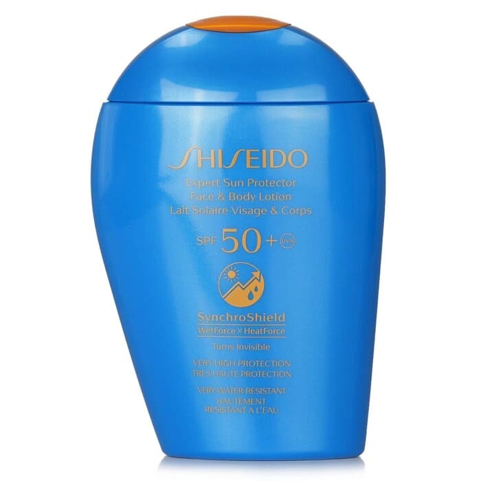 Shiseido 資生堂 專業防曬霜SPF 50 + UVA面部和身體乳液（隱形，具有極高的防護性，非常防水） 150ml/5.07oz