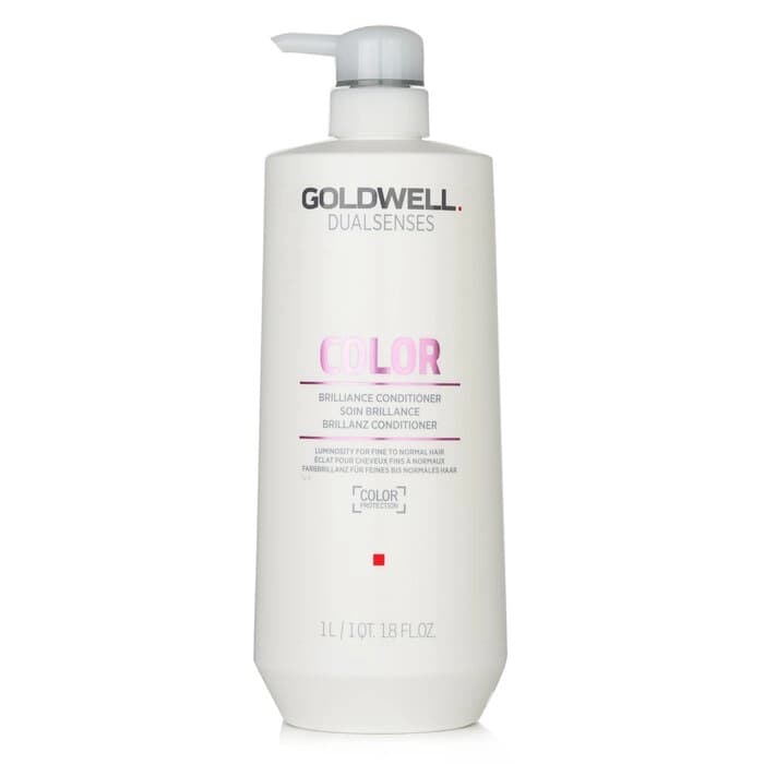 Goldwell 歌薇 Goldwell 歌薇 光感瞬間髮膜Dual Senses Color Brilliance Conditioner(細軟至中性髮質) 1000ml/33.8oz - 產品正面包裝 | cosGlint