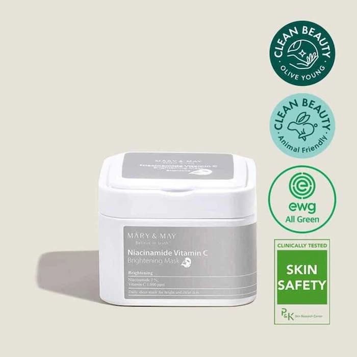 Mary & May Mary & May Niacinamide Vitamin C Mask 30 pcs - 產品正面包裝 | cosGlint