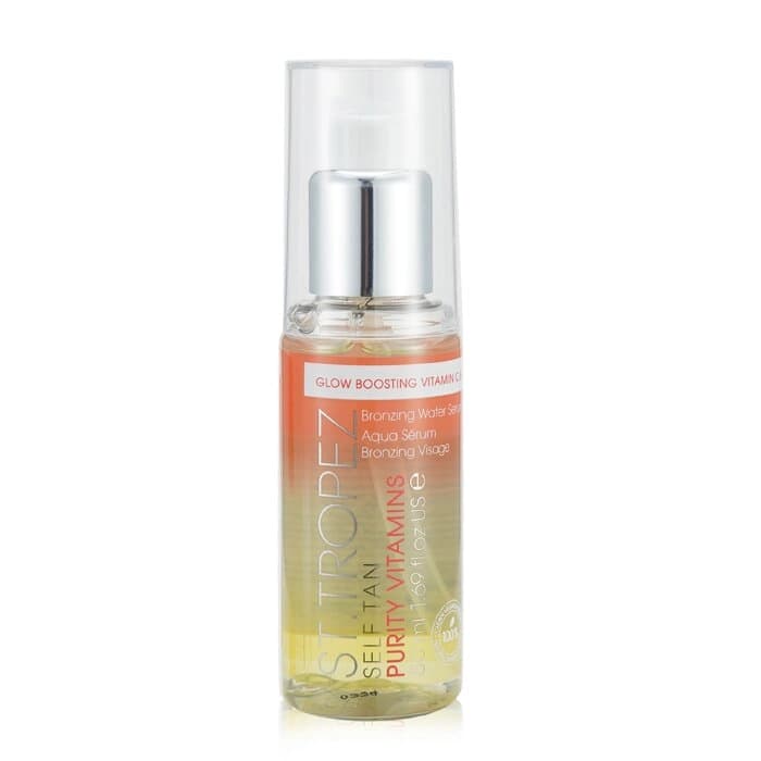 St. Tropez 聖特羅佩 St. Tropez 聖特羅佩 Self Tan Purity 維他命古銅水精華 - 煥發提亮維他命 C 和 D 50ml/1.69oz - 產品正面包裝 | cosGlint