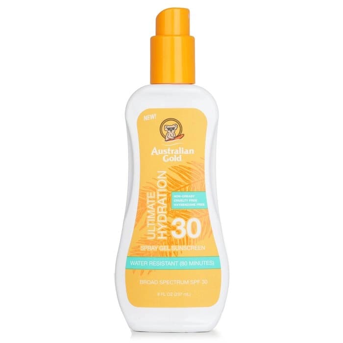 Australian Gold 金色澳洲 Spray Gel Sunscreen SPF 30 (Ultimate Hydration) (Exp Date: 30/9/2026) 237ml/8oz