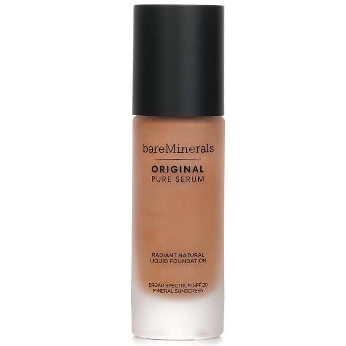 BareMinerals Original Pure Serum Radiant Natural Liquid Foundation Mineral SPF 22 粉底液 - #Medium Deep Neutral 4.5 (有效日期 31 Mar 2026) 30ml/1oz