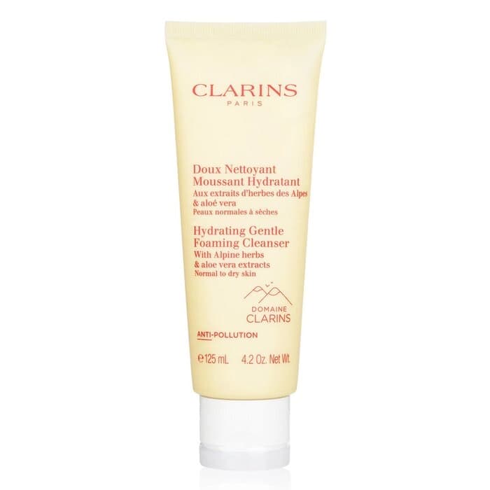 Clarins 克蘭詩 (嬌韻詩) 高山草本＆蘆薈提取物保濕溫和泡沫潔面乳 - 中性至乾性皮膚 125ml/4.2oz