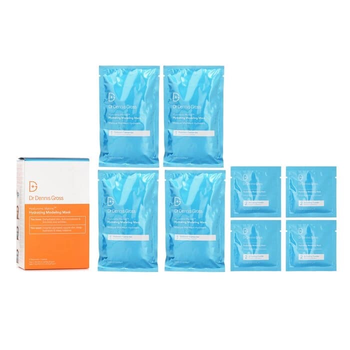 Dr Dennis Gross 葛羅士博士 Dr Dennis Gross 葛羅士博士 透明質酸海洋保濕造型面膜Hyaluronic Marine Hydrating Modeling Mask 4 Treatments - 產品正面包裝 | cosGlint