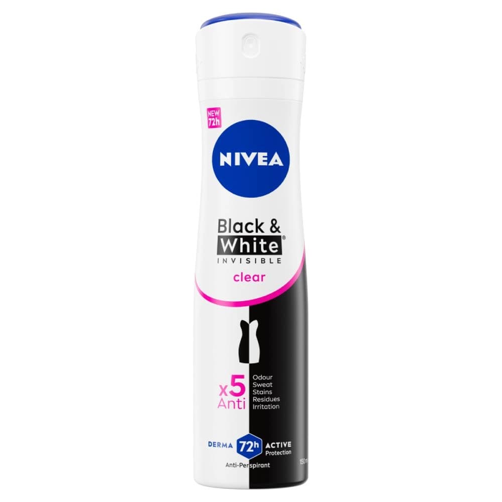 NIVEA 妮維雅 妮維雅止汗爽身噴霧 無印乾爽 - 產品正面包裝 | cosGlint