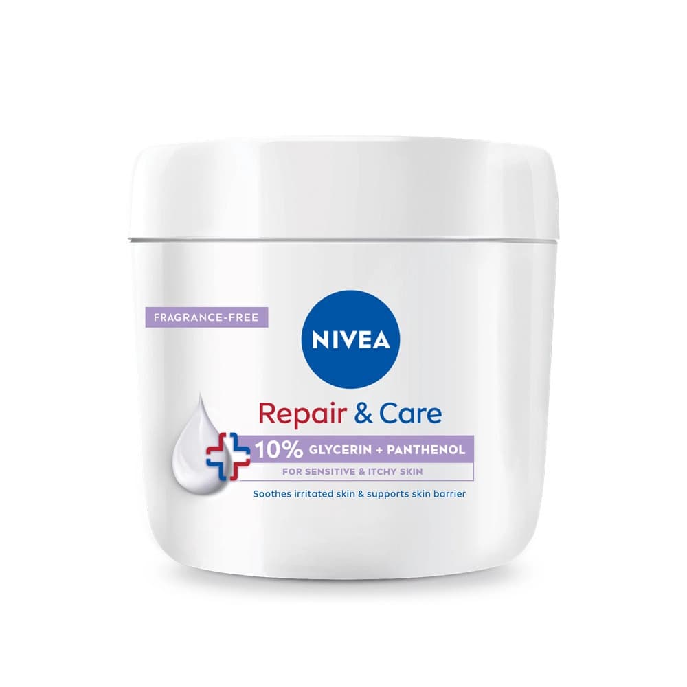 NIVEA 妮維雅 妮維雅極潤低敏修護乳霜-無香版 - 產品正面包裝 | cosGlint