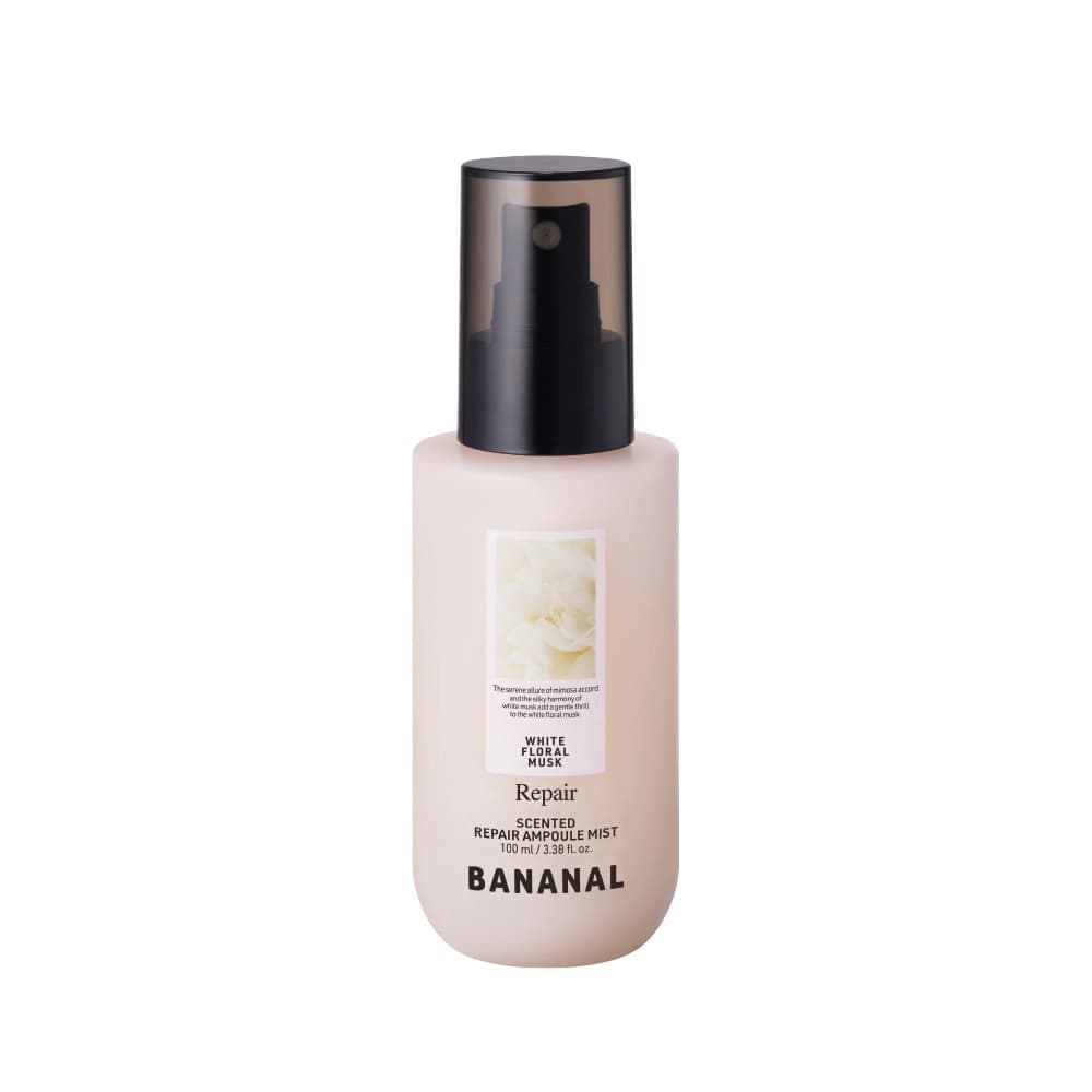 BANANAL 【BANANAL】深層修護香氛護髮噴霧-花漾白麝香100ml - 產品正面包裝 | cosGlint