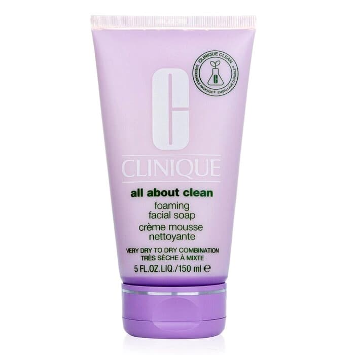 Clinique 倩碧 Clinique 倩碧 All About Clean 泡沫潔膚液-非常乾性和混合性偏乾膚質 150ml/5oz - 產品正面包裝 | cosGlint