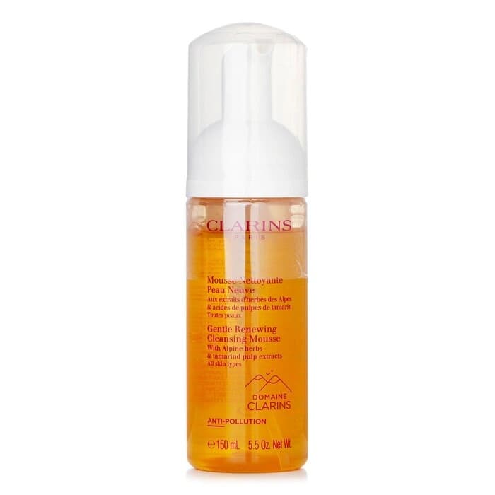 Clarins 克蘭詩 (嬌韻詩) Clarins 克蘭詩 (嬌韻詩) 高山草本&羅望子果肉提取物溫和煥膚潔面慕斯 150ml/5.5oz - 產品正面包裝 | cosGlint