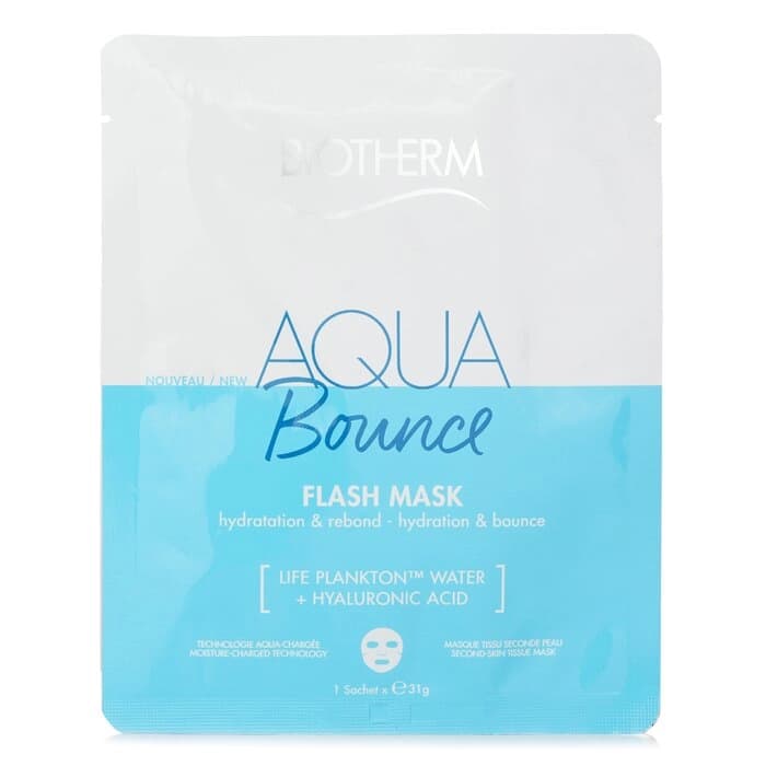 Biotherm 碧兒泉 Biotherm 碧兒泉 Aqua Bounce Flash面膜 1sachet - 產品正面包裝 | cosGlint