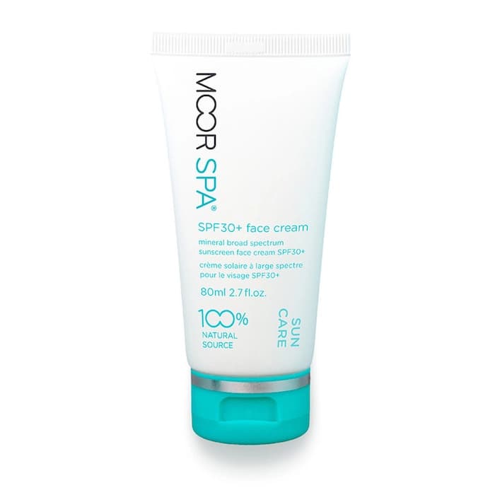 Moor Spa Moor Spa SPF30 Sunscreen Face Cream 80 ml - 產品正面包裝 | cosGlint